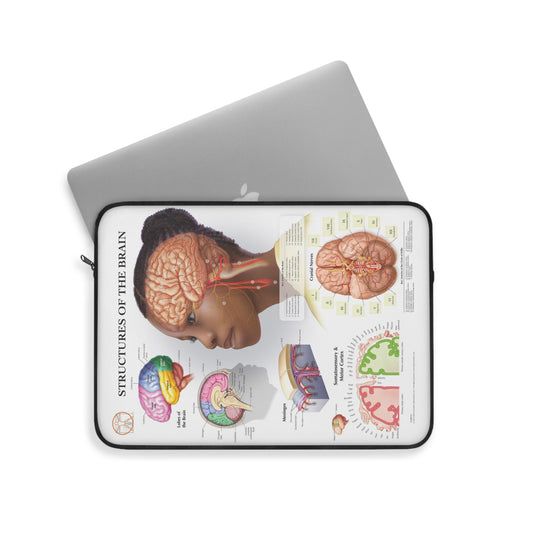 Anatomy of the Brain Laptop Sleeve