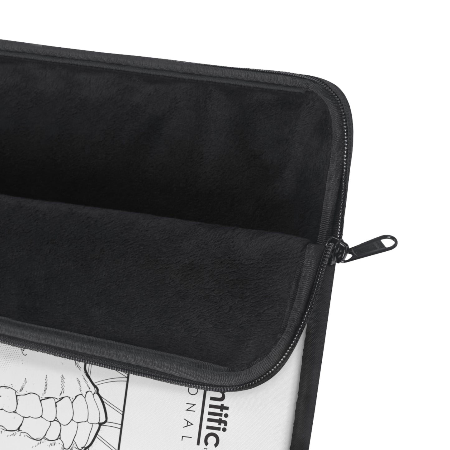 Skull Lateral View Laptop Sleeve