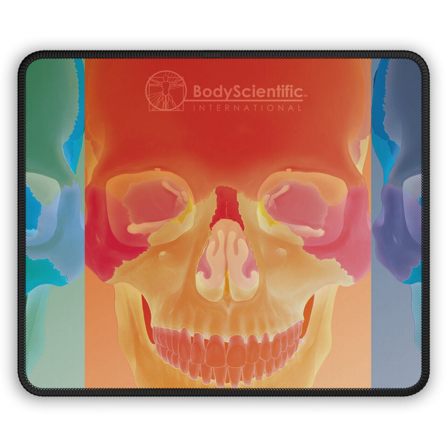 Neon Skull Gaming Mouse Pad